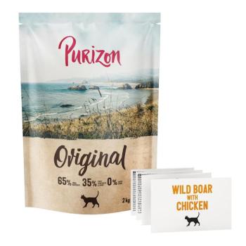 2kg Purizon Original vaddisznó & csirke- gabonamentes száraz macskatáp kép