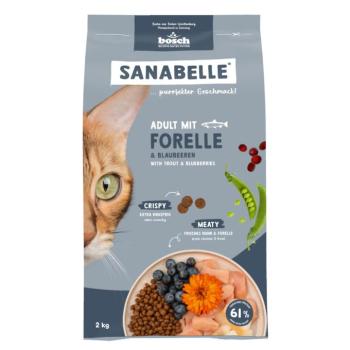 2kg Sanabelle Adult pisztráng & áfonya száraz macskatáp kép