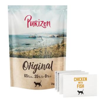 2kg ÚJ Purizon Cat csirke & hal - Original Daily 65% száraz macskatáp kép