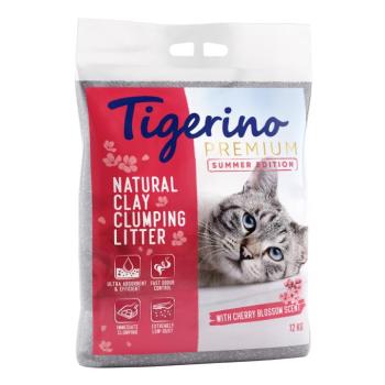 2x 2kg Tigerino Premium macskaalom rendkívüli kedvezménnyel! - Cseresznyevirág kép