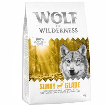 2x1 kg Wolf of Wilderness száraz kutyatáp - Adult Sunny Glade - szarvas próbacsomag kép