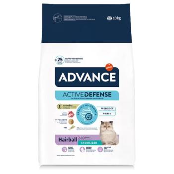 2x10kg Advance Sterilized Hairball száraz macskatáp kép