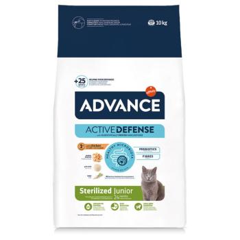 2x10kg Advance Sterilized Junior csirke Száraz macskaeledel kép