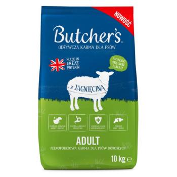 2x10kg Butcher's Adult bárány száraz kutyatáp