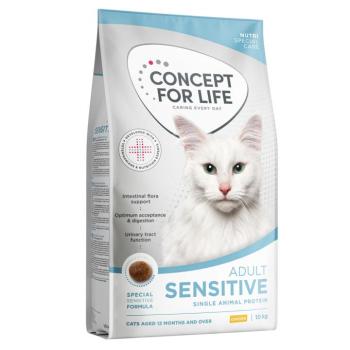 2x10kg Concept for Life Sensitive Cats száraz macskatáp új receptúrával kép