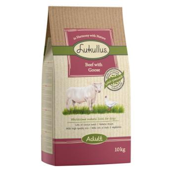 2x10kg Lukullus marha & liba száraz kutyatáp