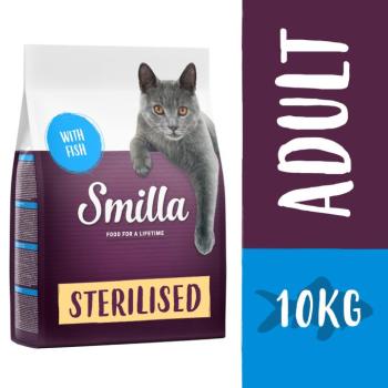 2x10kg Smilla Adult Sterilised hal száraz macskatáp kép