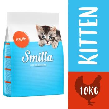 2x10kg Smilla Kitten szárnyas száraz macskatáp kép