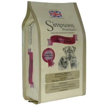2x12 kg Simpsons Premium gazdaságos csomag - Adult Sensitive csirke & burgonya kép