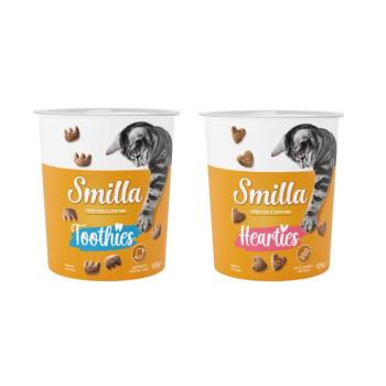 2x125g Smilla Hearties + Smilla Toothies macskasnack vegyes csomagban (125g-125g) kép