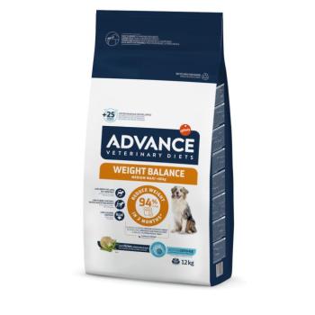 2x12kg Advance Veterinary Diets Weight Balance Medium/Maxi száraz kutyatáp kép