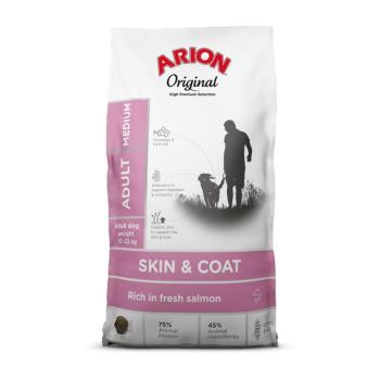 2x12kg Arion Original Skin & Coat Medium Breed lazac száraz kutyatáp kép