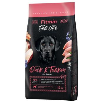 2x12kg Fitmin Dog For Life kacsa & pulyka száraz kutyatáp kép