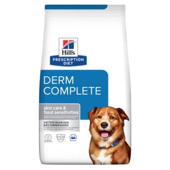 2x12kg Hill’s Prescription Diet Derm Complete rizs & tojás száraz kutyatáp kép