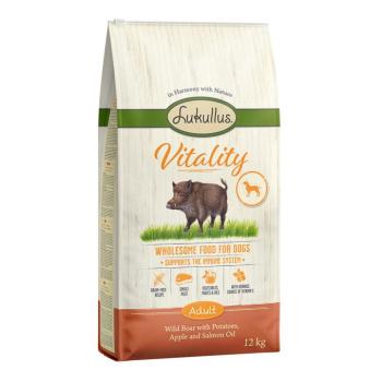 2x12kg Lukullus Vitality immunrendszer: vaddisznó gabonamentes száraz kutyatáp kép