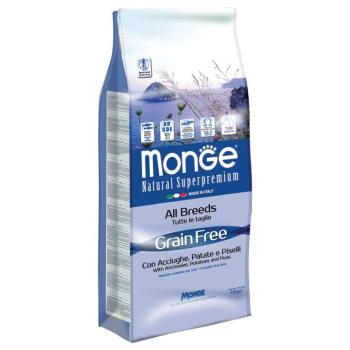 2x12kg Monge BWild Grain Free All Breeds Adult szardella, burgonya & borsó száraz kutyatáp kép