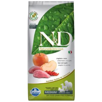 2x12kg N&D Adult Medium & Maxi vaddisznó & alma száraz kutyatáp kép