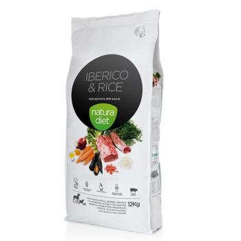 2x12kg Natura Diet Adult Iberico & rizs száraz kutyatáp -10% kedvezmény kép