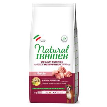 2x12kg Natural Trainer No Grain Adult Medium & Maxi sertés száraz kutyatáp kép