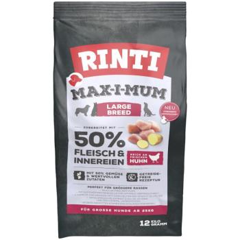 2x12kg RINTI Max-i-mum Large Breed csirke száraz kutyatáp kép