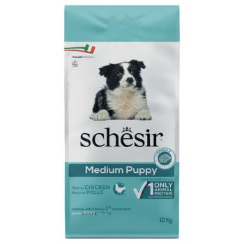 2x12kg Schesir Dog Medium Puppy csirke száraz kutyatáp kép