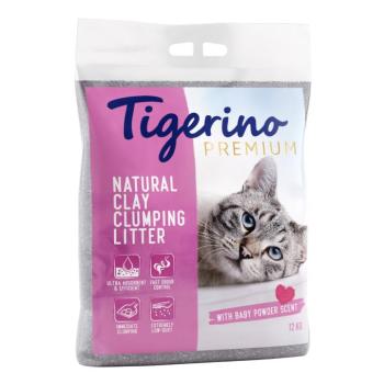 2x12kg Tigerino Premium babapúder illatú macskaalom kép