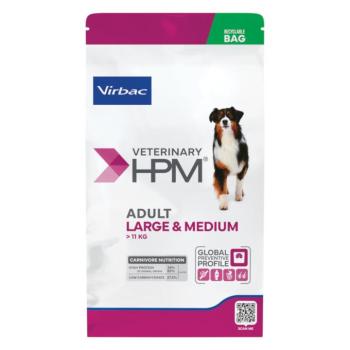 2x12kg Virbac Veterinary HPM Adult Dog Large & Medium száraz kutyatáp kép