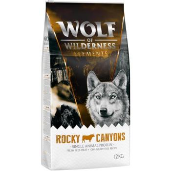 2x12kg Wolf of Wilderness "Elements" száraz kutyatáp- Rocky Canyons - marha kép