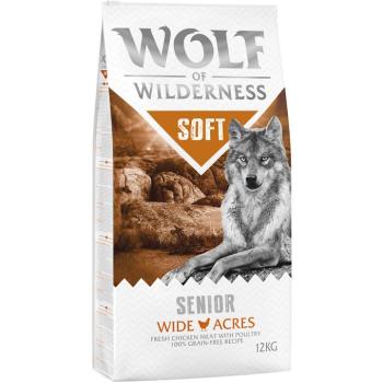 2x12kg Wolf of Wilderness - Senior "Soft - Wide Acres" - csirke száraz kutyatáp kép