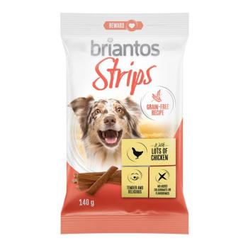 2x140g Briantos Strips csirke gabonamentes kutyasnack kép