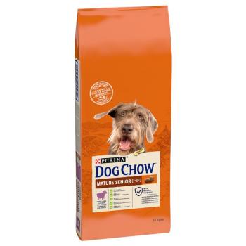 2x14kg Dog Chow Senior bárány száraz kutyatáp kép