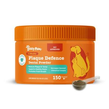 2x150g Zesty Paws Dental Powder Katze / Hund