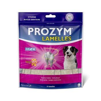 2x15db Prozym Canin Lamelles rágócsík kutyasnack - Közepes testű kutyáknak (15-25 kg) kép