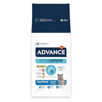 2x15kg Advance Sterilized pulyka száraz macskatáp kép