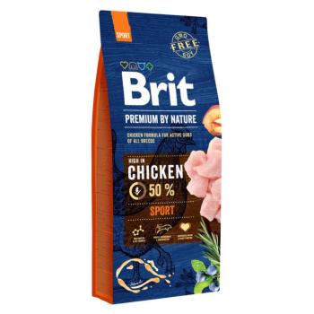 2x15kg Brit Premium by Nature Sport száraz kutyatáp kép