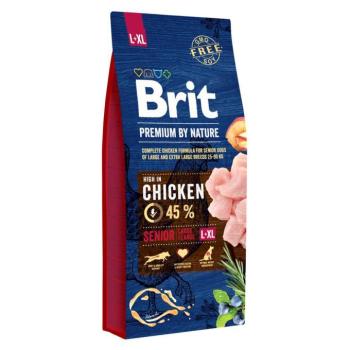 2x15kg Brit Premium by Nature Senior L/XL száraz kutyatáp kép