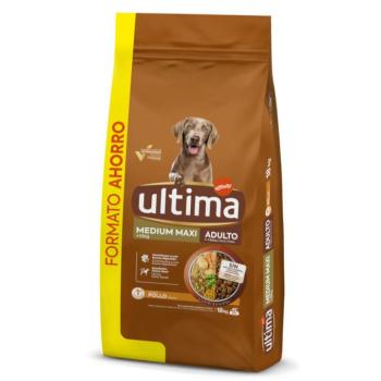 2x18kg Ultima Medium / Maxi Adult csirke & rizs száraz kutyatáp kép
