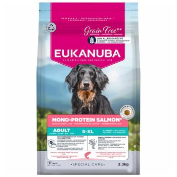 2x2,3kg kg Eukanuba Adult Mono-Protein lazac száraz kutyatáp kép
