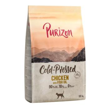 2x2,5kg Purizon Coldpressed Csirke & halolaj száraz macskatáp kép