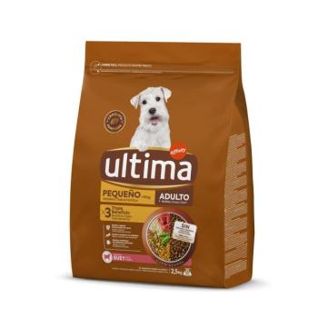 2x2,5kg Ultima Mini Adult marha száraz kutyatáp kép