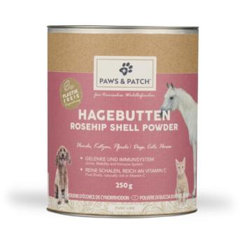 2x250g PAWS & PATCH csipkebogyóhéj por étrend-kiegészítő eledel kutyáknak, macskáknak, lovaknak kép