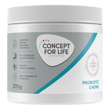 2x270g Concept for Life Probiotic Supplements Chew étrend-kiegészítő eledel kutyáknak kép