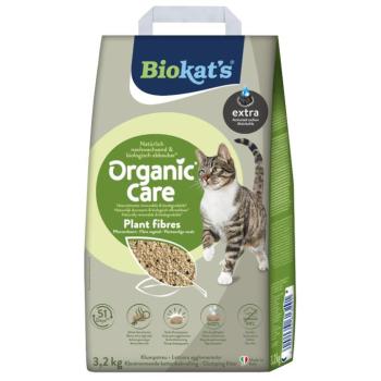2x3,2kg (2x8L) Biokat's Organic Care Plant Fibres Extra macskaalom kép