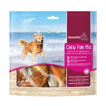 2x380g Hansepet Cookies Chew Fun Mix csirke kutyasnack 4 változattal kép