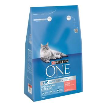 2x3kg Lazac sterilizált macskaeledel PURINA ONE - Macskaeledel kép