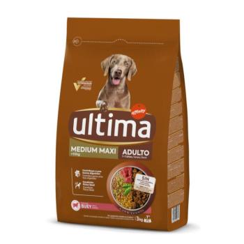 2x3kg Ultima Medium / Maxi Adult marha száraz kutyatáp kép