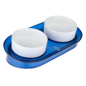 2x400 ml-es TIAKI Duo Deep Se dupla kerámiatál kutyáknak, macskáknak Ø13cm kép