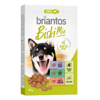 2x400g Briantos Biski Mix gabonamentes kutyasnack kép