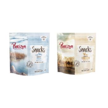 2x40g Purizon macskasnack próbacsomag- Csirke hallal / hal marhával kép