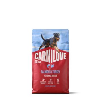 2x4kg Carnilove Active Adult Small Breed lazac & pulyka száraz kutyatáp kép